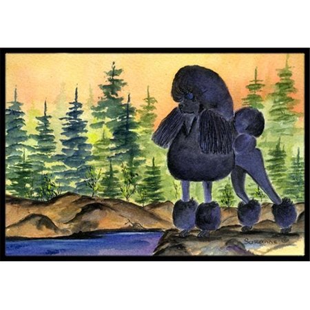 CAROLINES TREASURES Carolines Treasures SS8196MAT 18 x 27 in. Poodle Indoor & Outdoor Doormat SS8196MAT